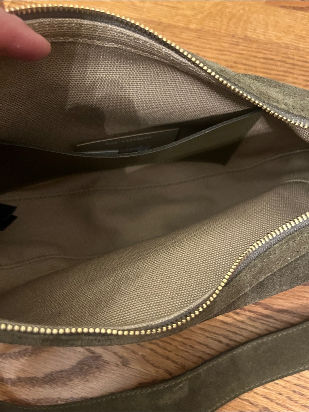 Madewell Green Hobo Bag with Adjustable Strap - Picture 7 of 8
